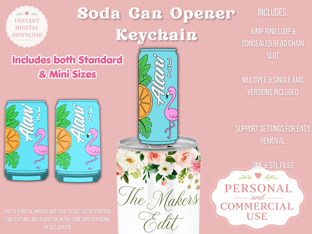 Alani Orange Creamsicle - Can Tab Opener - Digital File