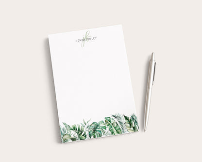 Personalized Monstera Notepad | Mother's Day Gift Idea