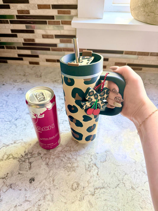 Tumbler Can Holder | Leopard Print 12oz Slim Can | STL 3MF | Commercial Use